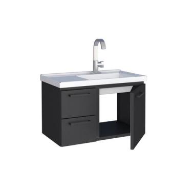 Imagem de Gabinete para Banheiro em Aço 61,5cm Romã - Cozimax