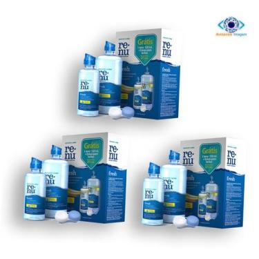 Imagem de Solução Multiuso Renu Fresh 475 mL - 03 Caixas - Bausch