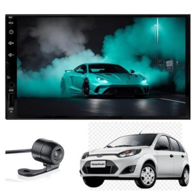 Imagem de Multimídia MP5 Fiesta 2004 2005 2006 20007 2008 2009 2010 2011 2012 2013 Tela 7P Carplay e Android Auto Câmera ré ADAK