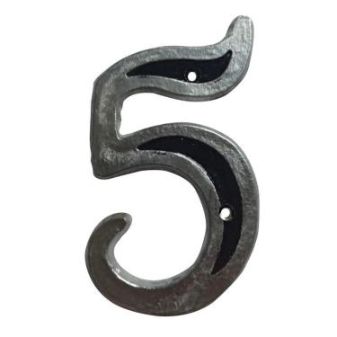 Imagem de Número Residencial De Alumínio - Fundição Petropolis Nº5