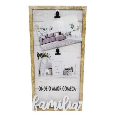 Imagem de Porta Retrato De Pvc E Madeira Fotos 10x15