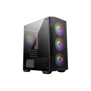 Imagem de Gabinete Gamer MSI MAG Forge M100A - Mini Tower, Frontal 3x Fan RGB, Traseira 1x Fan RGB, USB 2.0x2+3.2, Acrílico