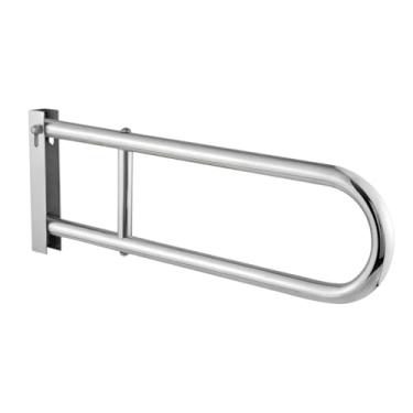 Imagem de Barra Apoio Articulada Inox Banheiro Deficiente Idoso 60cm