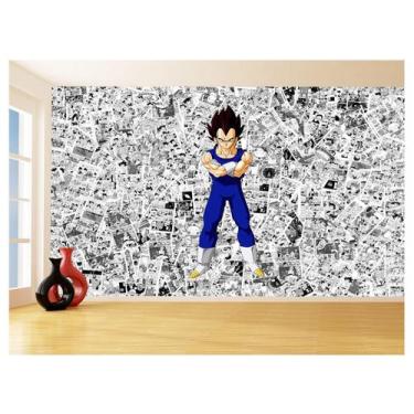 Imagem de Papel De Parede 3D Dragon Ball Vegeta Anime 3,5M Dbz578 - Você Decora