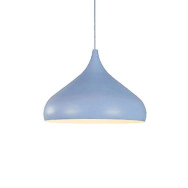 Imagem de CHENKUI Luminária pendente colorida Macaron, abajur criativo para quarto, candelabro ajustável com 1 luz ajustável para restaurante, armazém, sala de jantar, ilha de cozinha