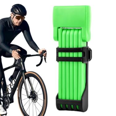 Imagem de Cadeado de bicicleta dobrável | Trava de scooter portátil - Suprimentos de segurança anti-roubo para estradas ao ar livre, ferramenta de bloqueio de alta segurança para motocicletas