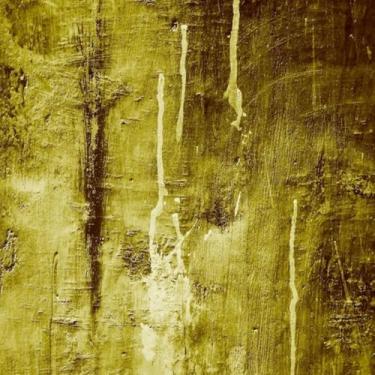 Imagem de Quadro Decorativo Abstrato Neon Background Design em Cores Amarelo Primrose e Escuro 50x50cm