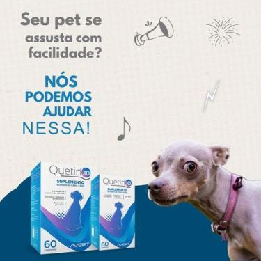 Imagem de Quetin 10 Suplemento Alimentar Avert para Cães Com 60 Comprimidos