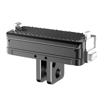 Imagem de Suporte magnético de liberação rápida para Insta360 GO Ultra, adaptador magnético de alumínio para câmera de ação com orifício de parafuso de 0,6 cm para câmera Insta360 GO Ultra, adequado para tripés