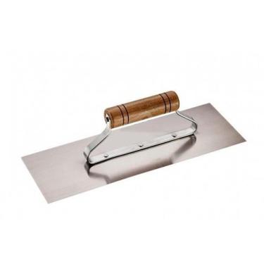 Imagem de Desempenadeira aco inox massa corrida gesso 40x12 p.a.g cabo fechado -