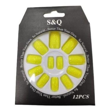 Imagem de Unha Postiça Tamanho Unico Colorido - oem