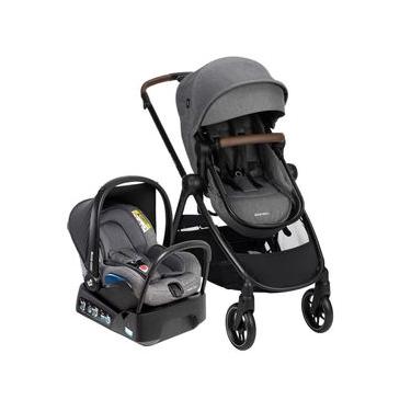 Imagem de Carrinho com Bebê Conforto e Base Travel System Anna³ Trio Select Grey - Maxi-Cosi