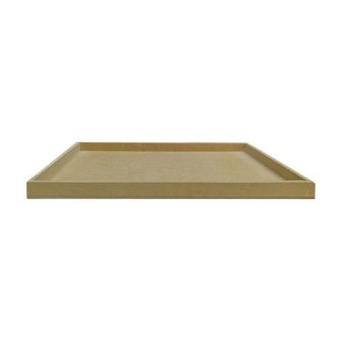 Imagem de Bandeja Retangular Lisa Simples 30,5x20,5x2 Mdf Madeira - ATACADÃO DO 