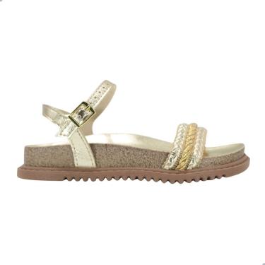 Imagem de Sandália Infantil Molekinha Dourada 2357.117