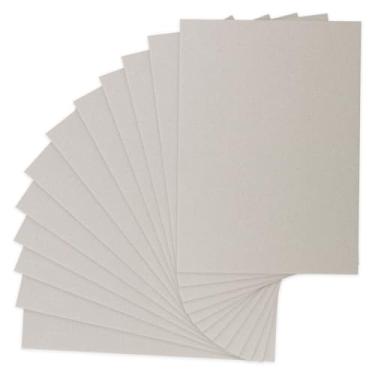 Imagem de 21 x 28 cm, 12 peças, quadros de livros, folhas de aglomerado, para encadernação, suporte e artesanato – Alternativa resistente às folhas finas de papelão