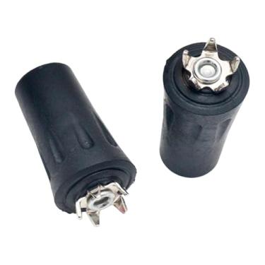 Imagem de oshhni 2 unidades de ponteiras de bengala de gelo com ponta aderente, antiderrapantes, em borracha, para tração nos pés, ideais para areia, neve, atividades