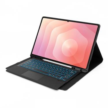 Imagem de SaharaCase - Navigate Series Keyboard Case for Galaxy Tab S11 Ultra | 7 Backlight Colors | Built-in Track Pad | Smooth Finish | Scorpion Black (TB00504)