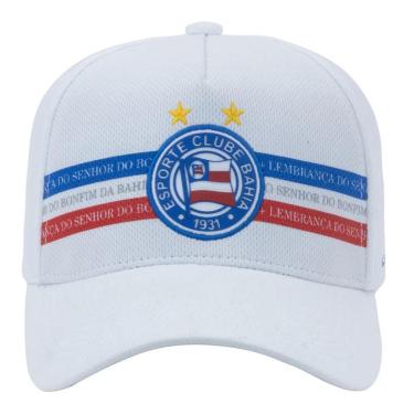 Imagem de Boné Bahia Infantil Branco Listras Supercap-Masculino