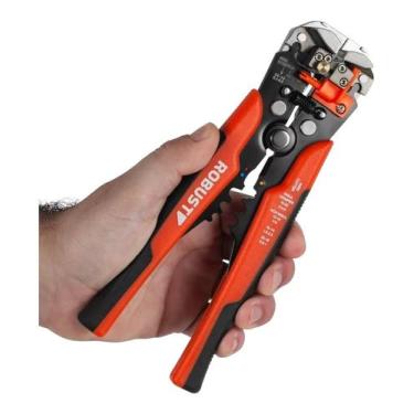 Imagem de Alicate Desencapador Crimpador Cortador De Fios 8 Pol Robust