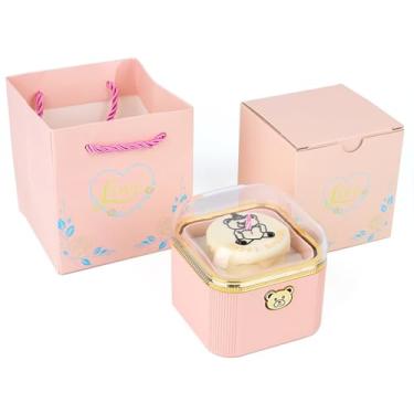 Imagem de Caixa de Bolo Urso - Artigos Para Casamento De Ursinho Bolo,Caixa De Colar De Noivado - Para Casais De Noivos No Dos Namorados Fotografia Festa Aniversário Jantar Piquenique