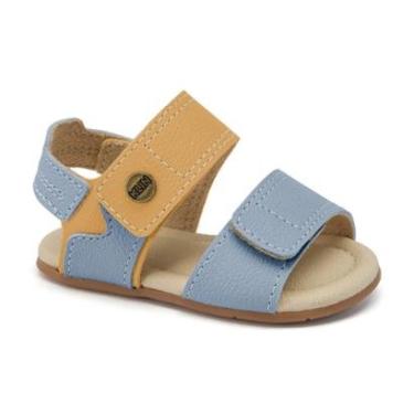 Imagem de Sandália Papete Baby Klin Cup Cake Ocre Azul Oceano-Masculino