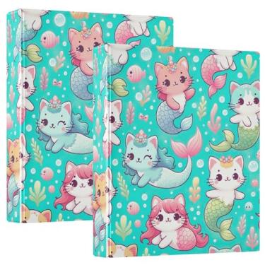 Imagem de Fichário profissional com 3 anéis com bolsos e pranchetas pequenas, pacote com 2, material escolar universitário