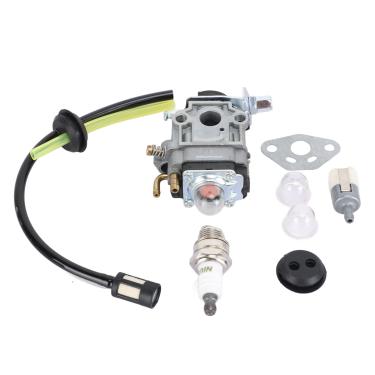 Imagem de GLOGLOW Kit de Carburador para Cortador de Grama, Material de Alumínio, Desempenho do Motor, Linha de Filtro de Vela de Ignição para Cortador de Grama TH23 TH26 TH34 23CC 25CC 26CC 33CC