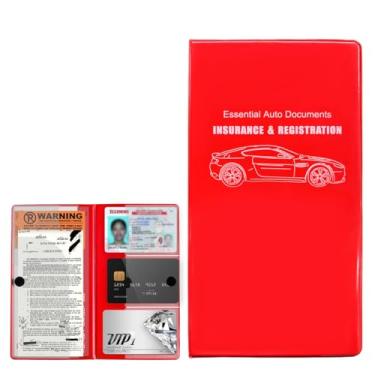 Imagem de Yourkar Porta-luvas automotivas para registro de carro e seguro, organizador de porta-luvas automotivo, organizador de porta-luvas de documentos de cartão de veículo para carteira de documentos de