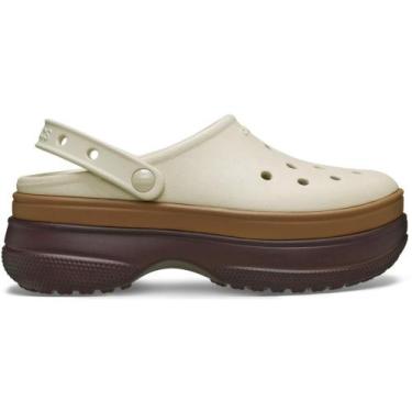 Imagem de Sandália Crocs Classic Stacked Clog Mocha, Mocha, 38