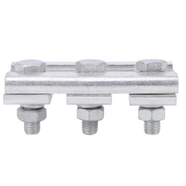 Imagem de Hilitand Braçadeira de Ranhura Paralela Grampo Paralelo Braçadeira 3 Parafusos Liga de Alumínio para Fios de 70-95 mm² Com Grande área de de Alta Condutividade