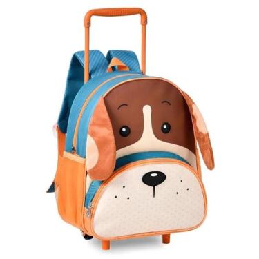 Imagem de Mochila de Rodinha Creche Infantil Pets Cachorro - Clio, Verde