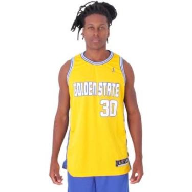 Imagem de Regata Basquete Masculina M10 Action Golden State-Masculino