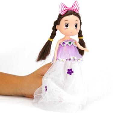 Imagem de Mini Boneca Princesa Polibrinq