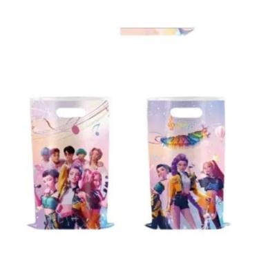 Imagem de Caixas De Lembrancinhas Grandes De Kpop Demon Hunters Com Alças Para L