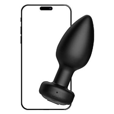 Imagem de Plug Anal Vibratório Controlado por App - Silicone Premium - Alcance 5m - Prazer à Distância