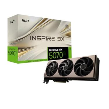 Imagem de MSI GeForce RTX 5070 Ti 16G Inspire 3X OC