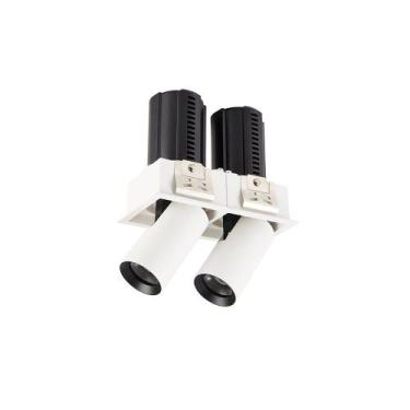 Imagem de Spot de Embutir Retrátil Nordecor Aiva Duo Led Alto IRC 97 Bivolt - Mb