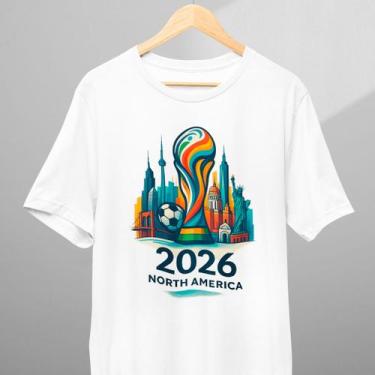 Imagem de Camiseta Infantil Adulto Copa do Mundo 2026 North America USA CANADA M