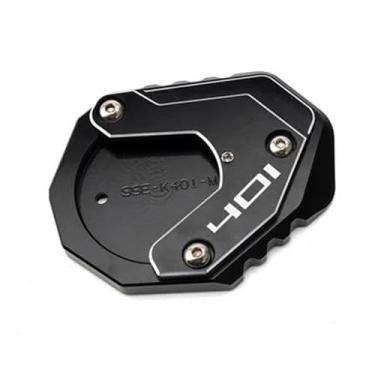 Imagem de Anti-derrapante Para husqvarna vitpilen 401 svartpilen 250 2018-22 2023 kickstand almofada pé suporte lateral extensão placa de(Black 401)