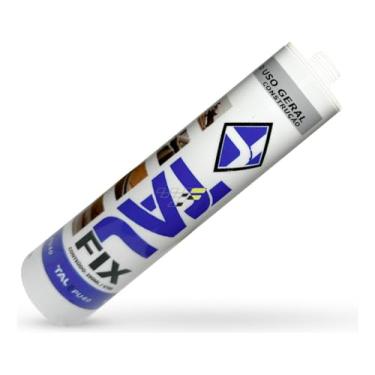 Imagem de Selante Pu40 cola adesivo Poliuretano Silicone Multiuso 400g pu 40 tal fix uso geral profissional construção vedação tubos e conexões alta resistência (Cinza)
