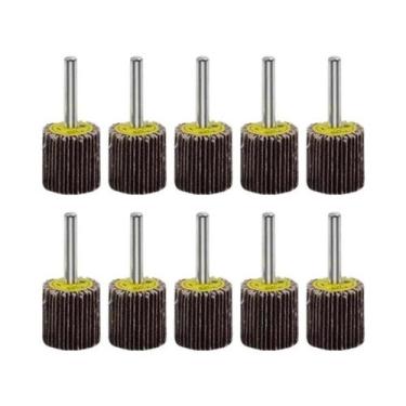 Imagem de 6mm 80  Disco De Lixa Flap Para Mini Furadeira Rotativa: Acessório Par