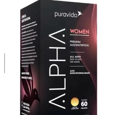Imagem de Alpha Women Novo (60 Cápsulas) - Pura Vida - Puravida