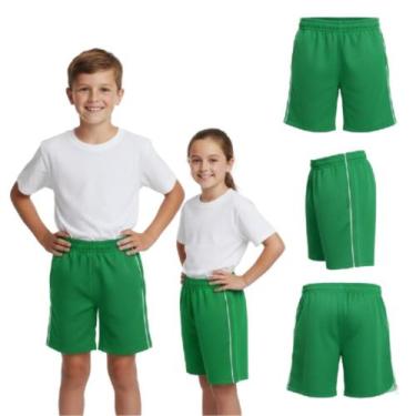 Imagem de Kit 3 Shorts Escolar Infantil 1 ao 8 Volta às Aulas Uniforme Escolar -