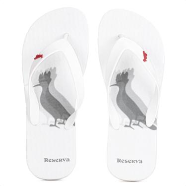 Imagem de Chinelo Reserva Pica Pau Blur Branco - Masculino-Masculino