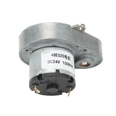 Imagem de Garosa Motor de Engrenagem Helicoidal, Liga de Alumínio, Motor Turbo de Alta Torção 100 RPM para Máquinas de Venda Automática e Impressoras