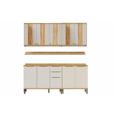 Imagem de Kit Modulado Ronipa 6 Peças Sauvignon C6P125 Amendoa/Off White