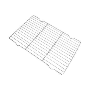 Imagem de Conjunto De Assadeiras De Aço Inoxidável Com Grelha Retangular Para Re