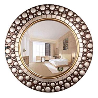 Imagem de Espelho europeu para pendurar na parede espelho redondo grande espelho de banheiro espelho de banheiro espelho de vaidade espelho de vaidade