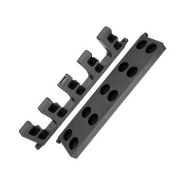 Imagem de Suporte Vertical De Parede Para 10 Varas De Pesca Em 4 Cores - Armazen