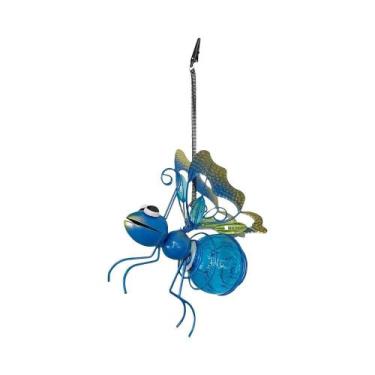 Imagem de Luminária Solar Suspensa Para Insetos, Lâmpada De Metal Para Jardim, D